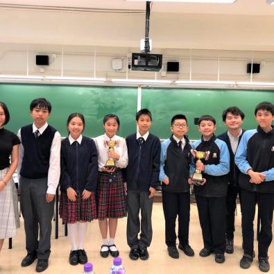 The English Debate Team was named champion in the Hong Kong Secondary Schools Debating Competition