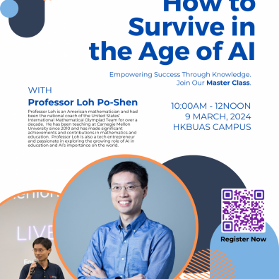 HKBUAS - Master Class: AI Sharing by Professor Loh Po-Shen