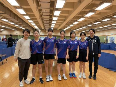 2022-2023年度校際乒乓球比賽（香港學界體育聯會沙田及西貢區中學分會）