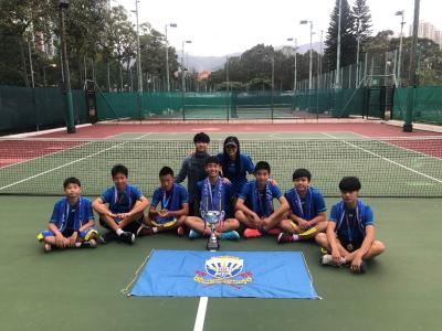 新界地域中學校際網球比賽 — 男子組冠軍