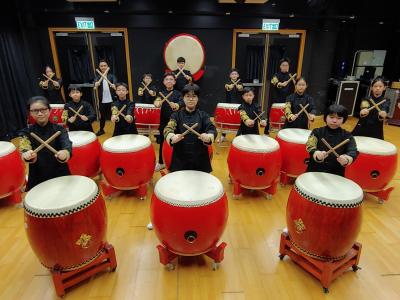 The Chinese Drum Team won a Gold Award in the Joint School Music Competition 2022.
