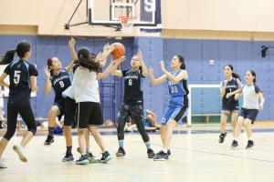 Girls Basketballs friendly match with ICS