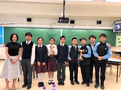 英語辯論隊在香港中學辯論比賽取得冠軍