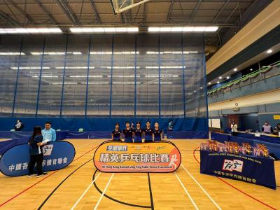 2025-26全港學界精英乒乓球比賽 女子隊碩果累累🏓