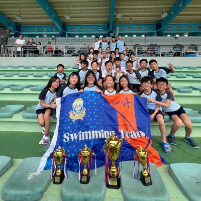 💦🏅 Champions - 9th All Hong Kong Inter-Area Primary Schools Swimming Competition! 🏆