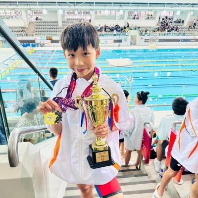 💦🏅 Champions - 9th All Hong Kong Inter-Area Primary Schools Swimming Competition! 🏆