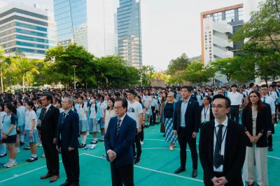 【莊嚴肅穆，銘記歷史——我校舉行「九一八事變」九十四周年紀念升旗儀式】