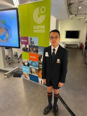 Grade 6 Student Excels at German Goethe-Institut Read-Aloud Festival
