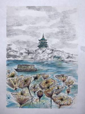 恭喜鄺衍麟同學在【蘇韻流芳】青少年國畫比賽榮獲優秀獎🎉