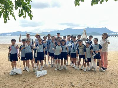 <<「中華文化大使」馬鞍山石灘清潔行動 🌊🌿>>