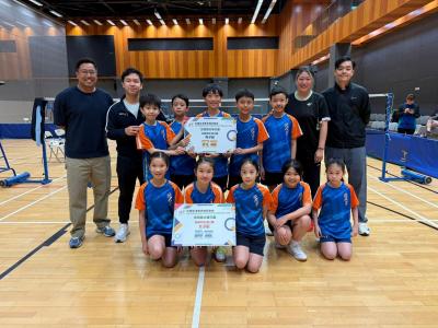 <<🏆校際羽毛球比賽男子組冠軍 Group Championship Victory for Our Primary Division Boys’ Badminton Team!🏸>>