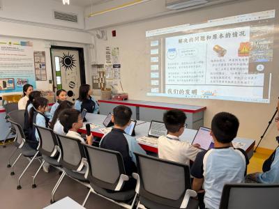 <<雲端攜手、互學互鑒：與內地姊妹學校線上交流>>