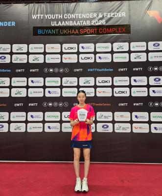 <<🏓本校乒乓雙星再創佳績，WTT烏蘭巴托站勇奪兩項季軍🎉>>