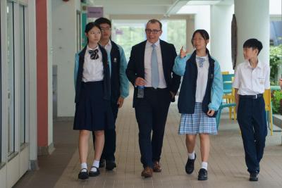 Strengthening Global Partnerships: Welcoming Headmaster Ceri Jones from Caterham School